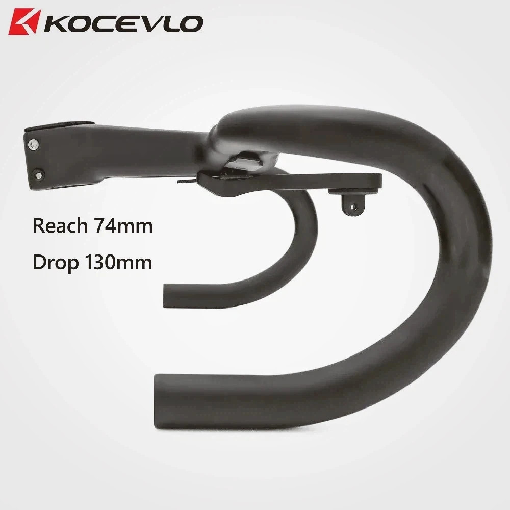 Full Carbon Road Bike Integrated Drop Bar 28.6mm 31.8mm Clamp 90-110mm Stem