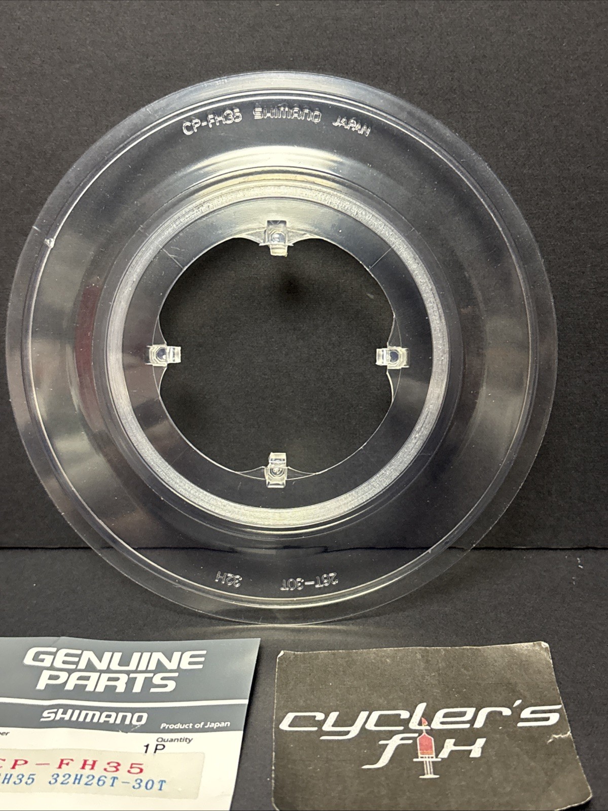 NOS Shimano CP-FH35 Clear 32H Spoke Guard Protector 26-30tooth Road Bike Touring
