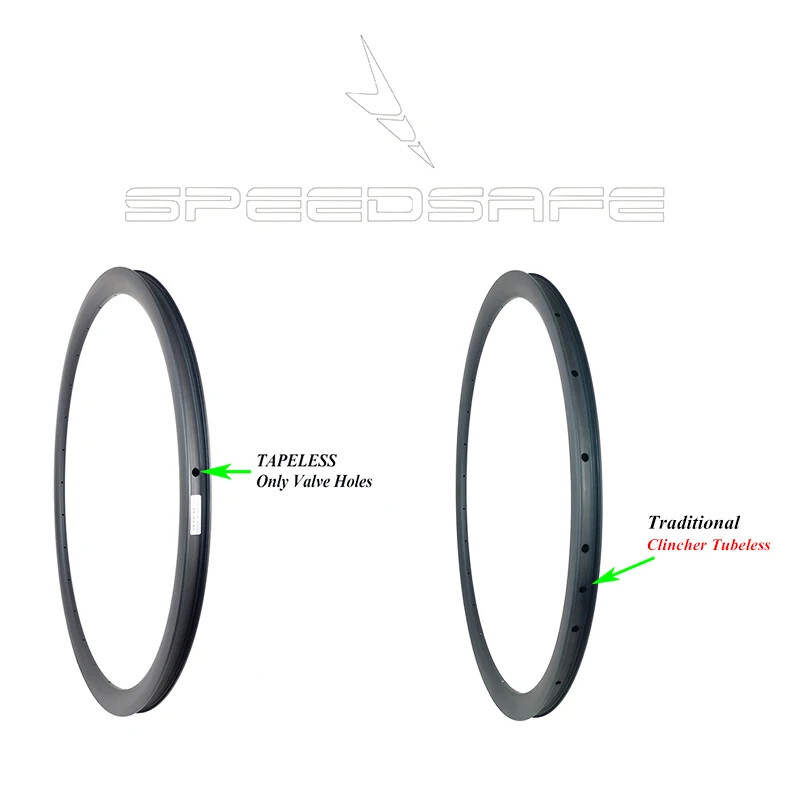 29er MTB XC Bike Clincher Tubeless Carbon Rim Hookless Gravel Wheel 24-32 Holes