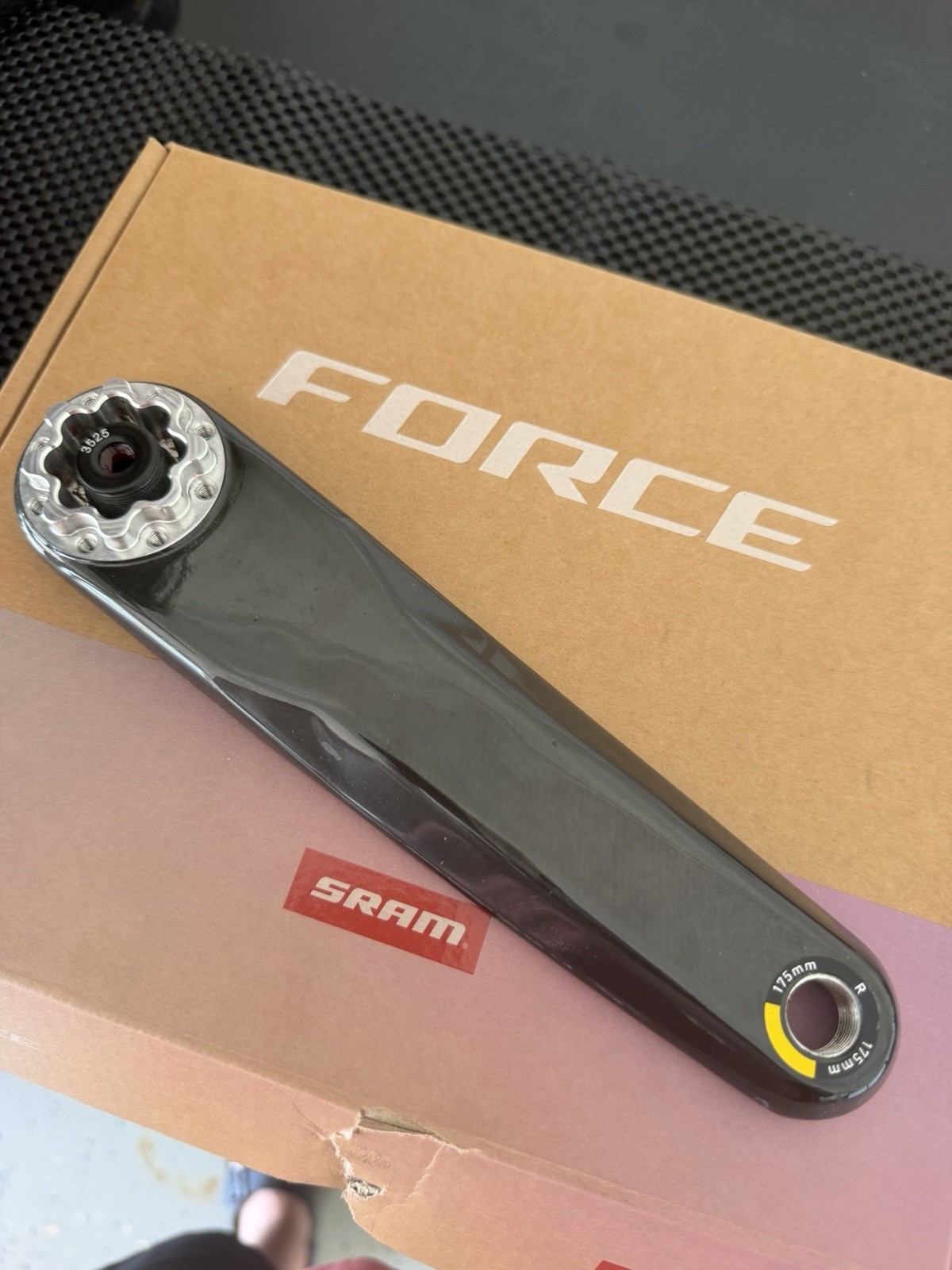 SRAM Force E1 DUB Carbon Power Meter Crank Arms 175mm