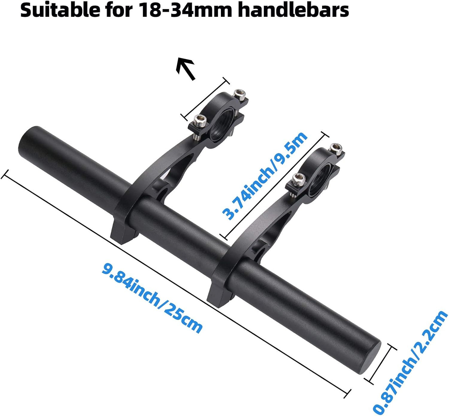 Bike Handlebar Extender, Bicycle Handlebar Extension Lightweight Durable Double