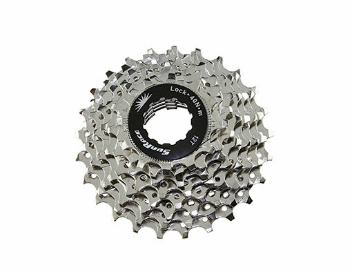 NEW! ABSOLUTE BICYCLE 8 SPEED CASSETTE 11/32T INDEX NICKEL SUN RACE.