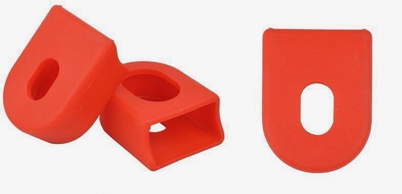 2 Race Ready.. Crank Arm Boots…MTB..Cycling.. fits SRAM / Shimano – Red