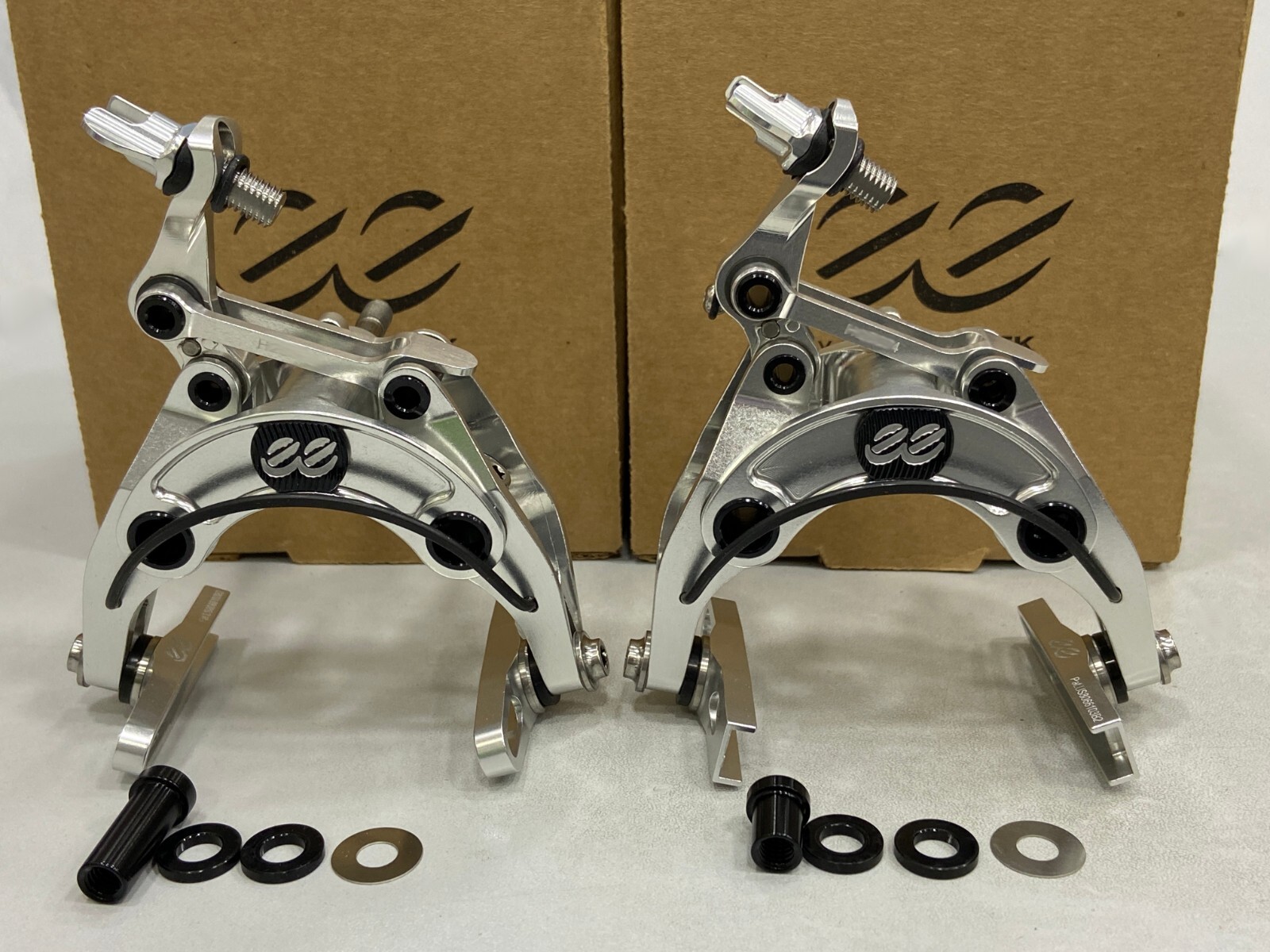Cane Creek G4 eeBrake Regular Mount Set (Front+Rear) BEE0178S+ BEE0179S Silver