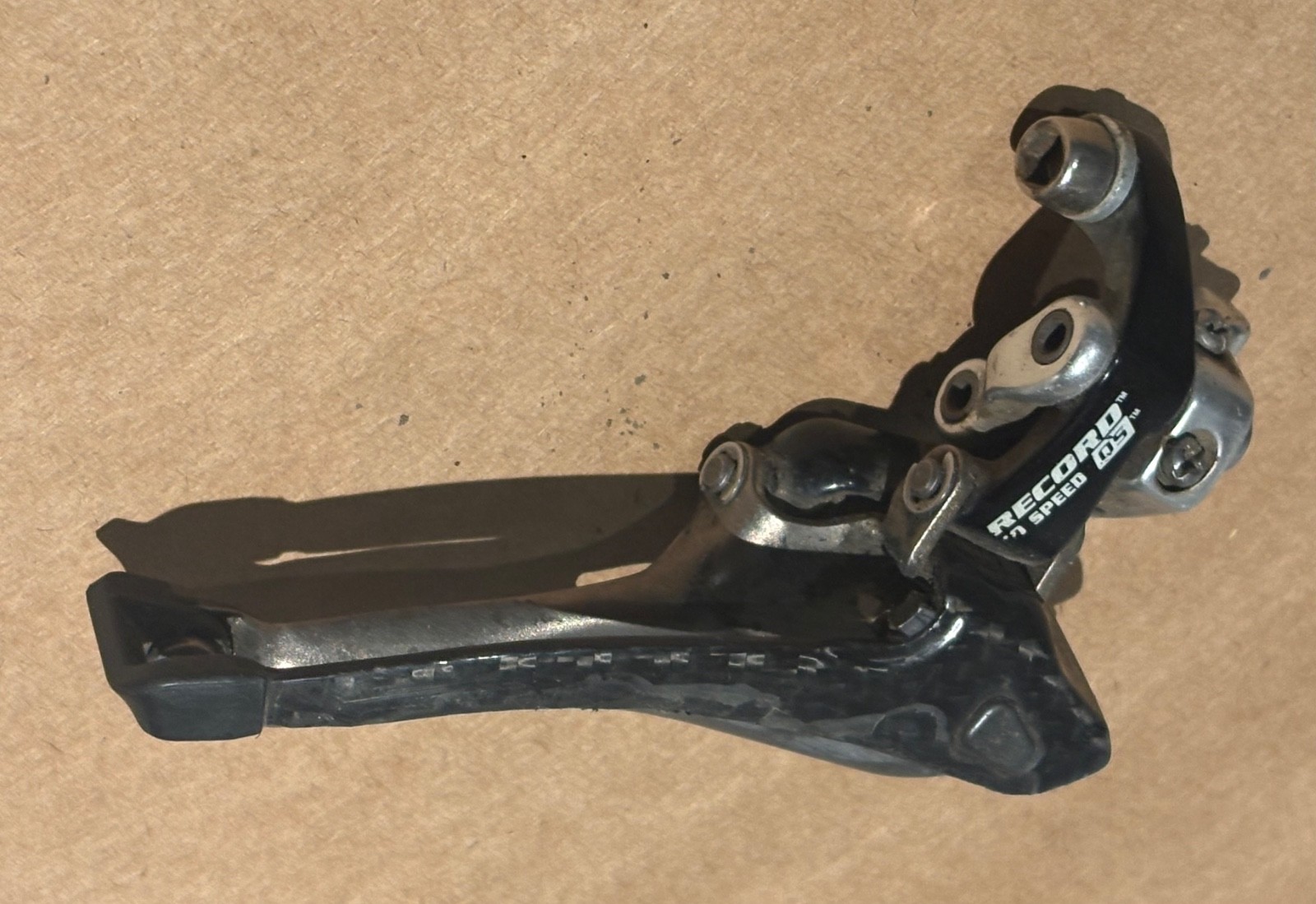 Campagnolo Record 10 speed QS front derailleur 2×10 tab mount FREE SHIP