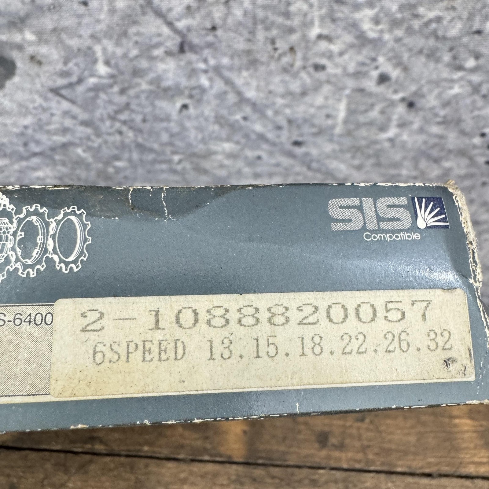 Vintage Shimano 600 UNIGLIDE Cassette NOS 6 Speed 13-32T 32 CS-6400 Tour MTB 6s