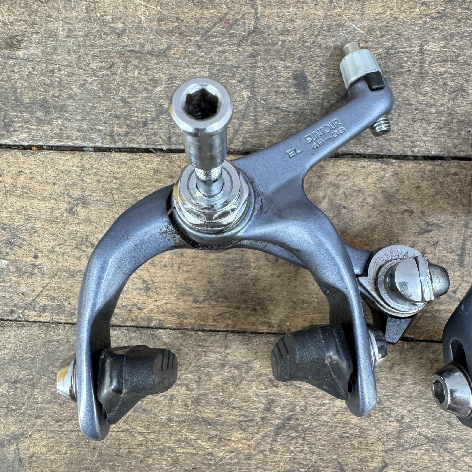 Vintage Suntour GPX Hidden Spring Brake Caliper Set 49-59mm Gray Front Rear Road