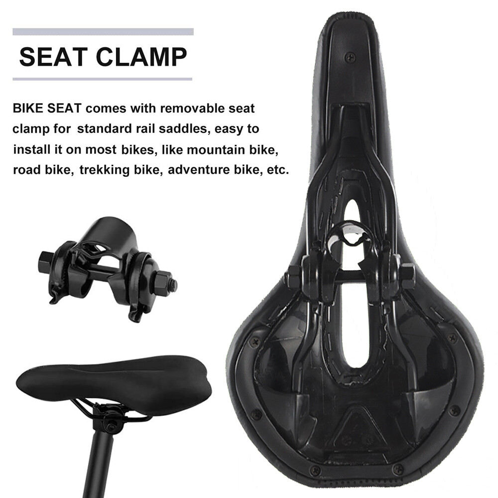 Comfort MTB Bike Seat Bicycle Saddle Road Mountain Cycling Soft Gel Cushion Pad