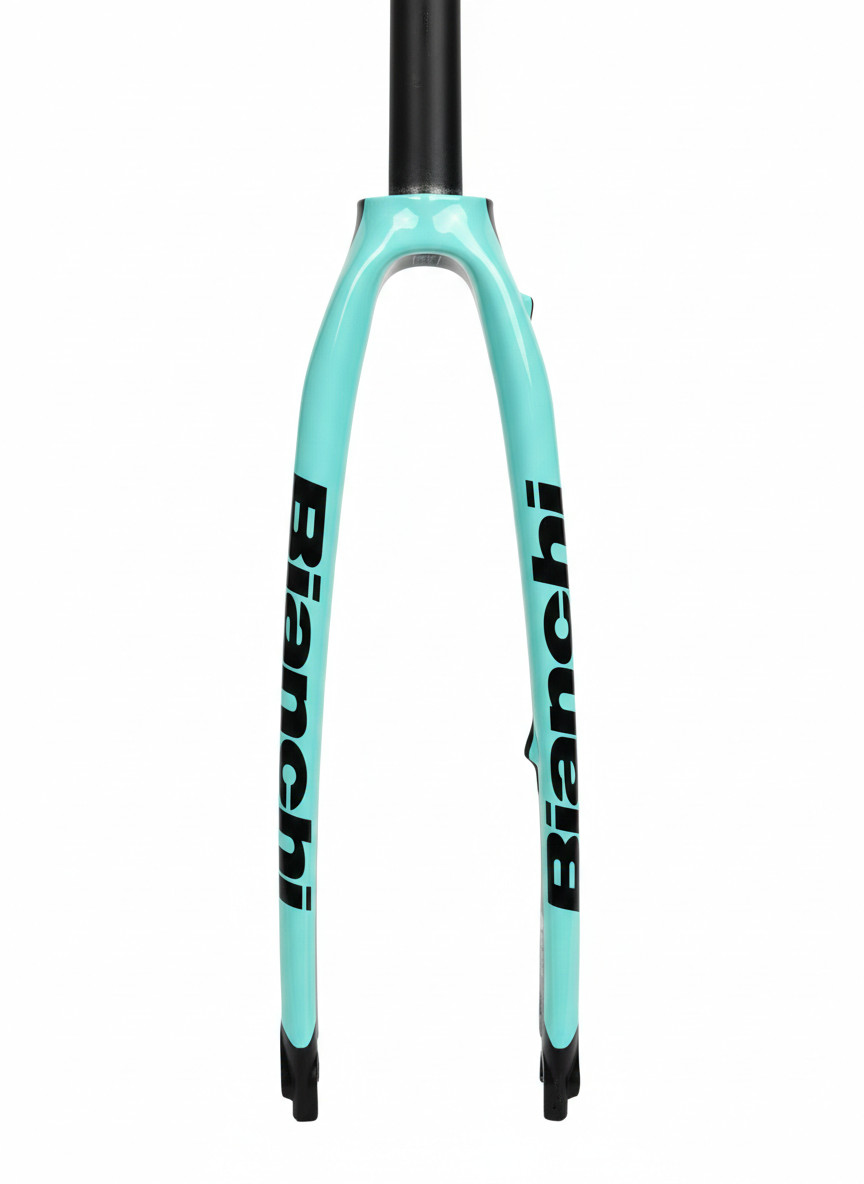 Bianchi Aria Disc Full Carbon Fork 700c 1-1/8 to 1-1/4 Tapered 12x100mm Gloss