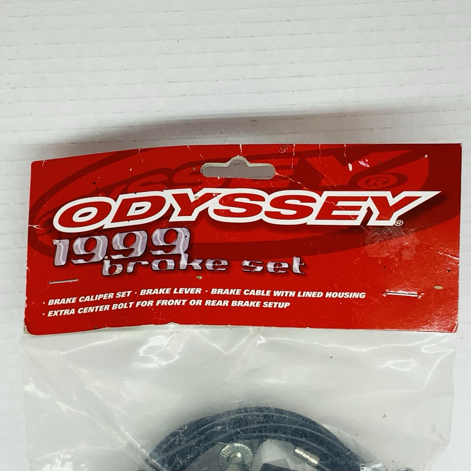 Vintage Odyssey 1999 BMX Rear Caliper Brake Black Lever Cable NOS Kit Single