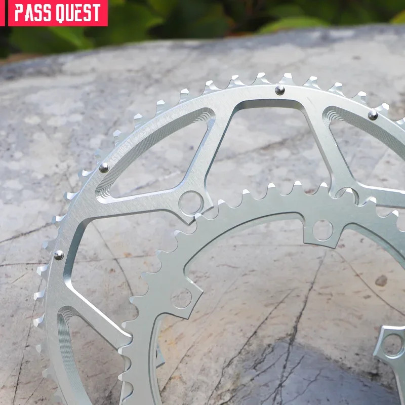 Road Bike 56-42T BCD 130mm Five Jaw Crank 54-40T 53-39T Double Chainrings