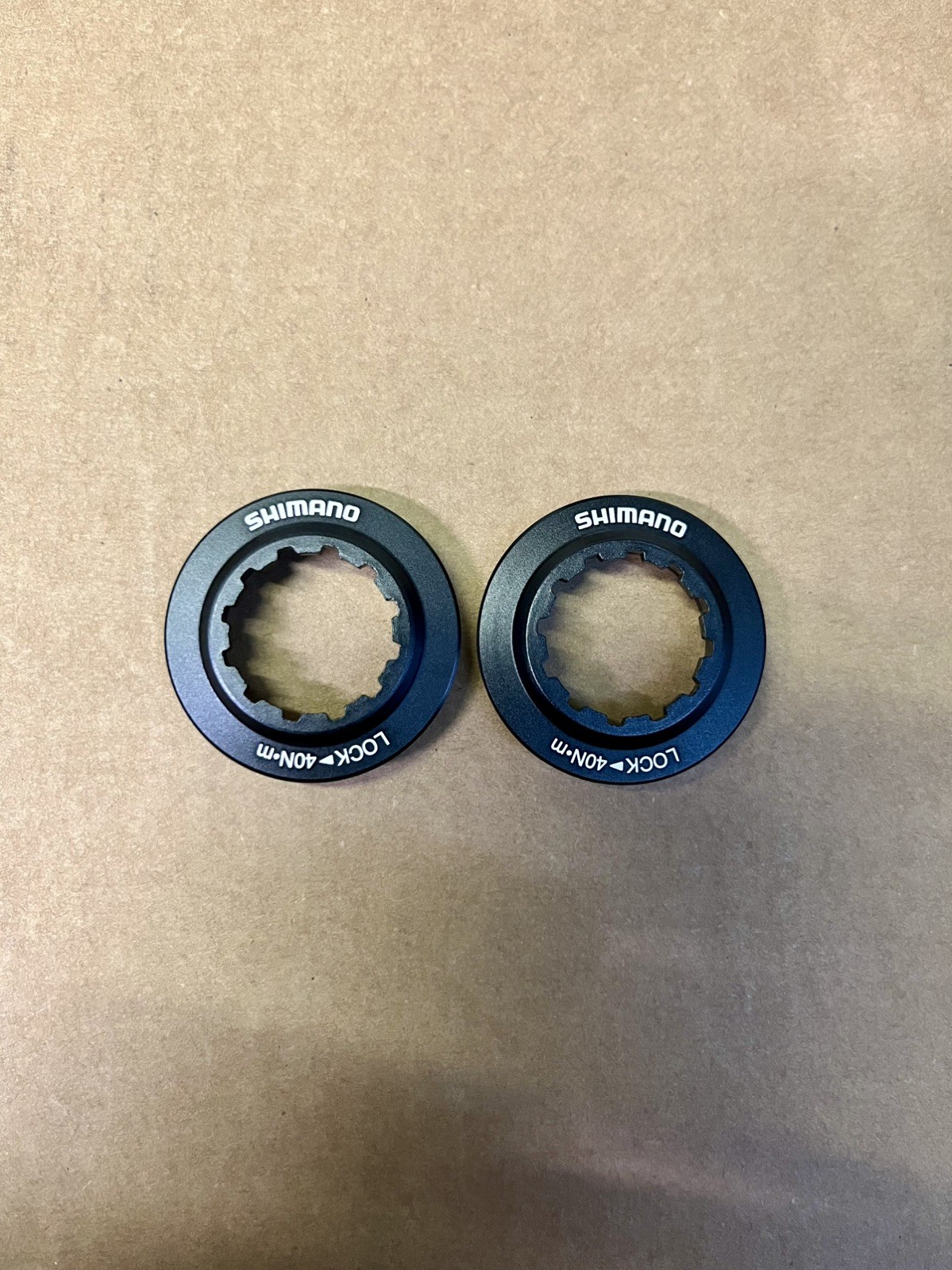 Brand New pair of Shimano SM-RT81 rotor centerlock lockring, internal tooling