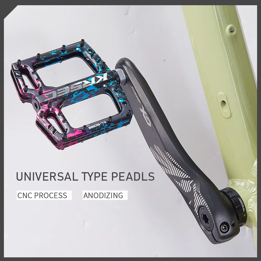 Bike Pedals 9/16 MTB Mountain Road Bicycle Wide Platform Sealed Bearing Cycling
