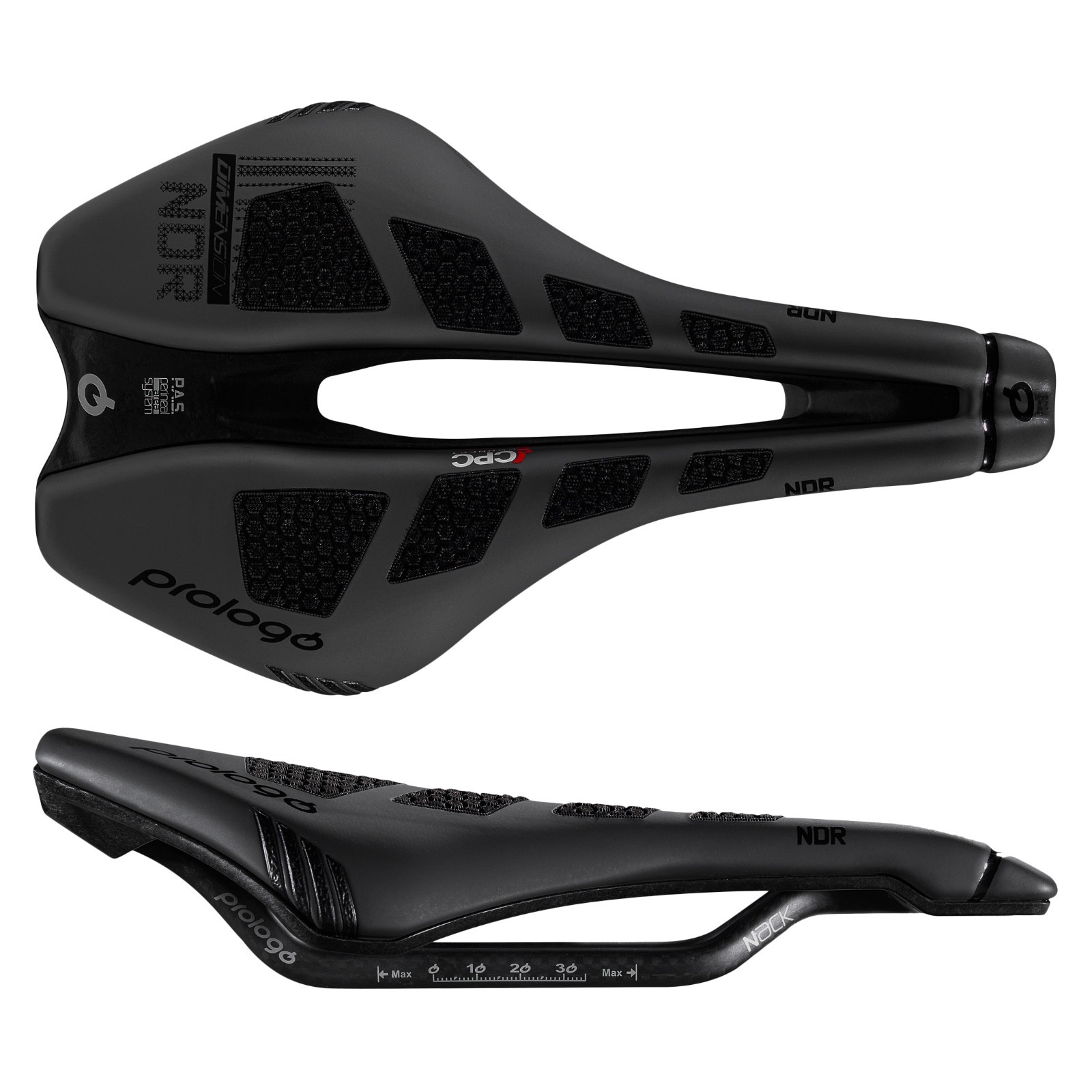 Prologo Dimension NDR Nack CPC Enduro/MTB NDR Bike Saddle Grey/Black 245mmX143mm