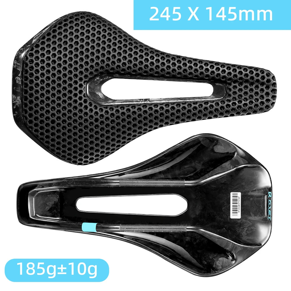 3D Printed Full Carbon Bicycle Saddle 135/145/155mm MTB Gravel Road Bike Seat