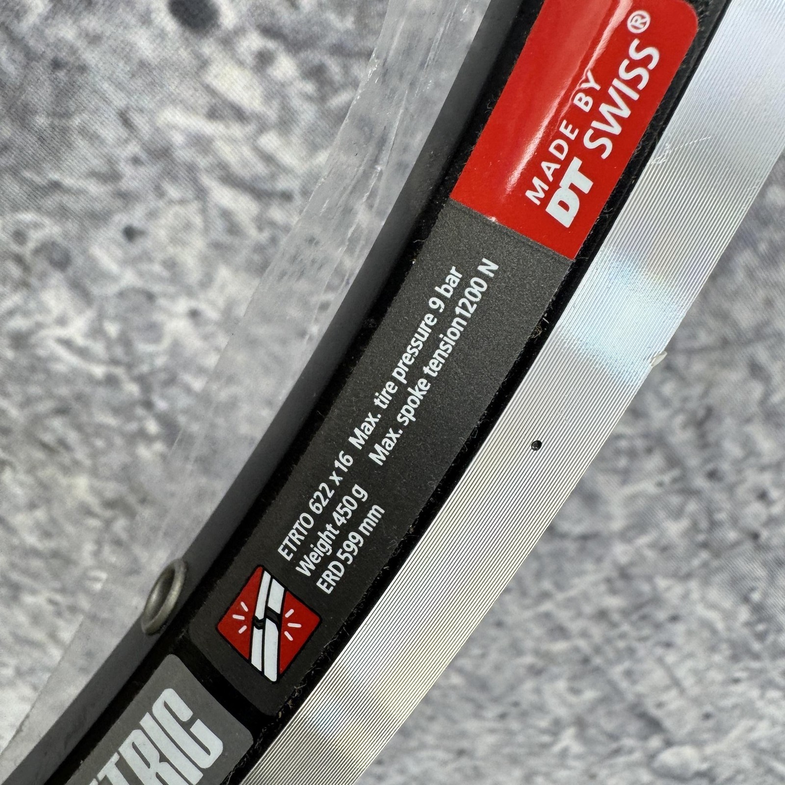 DT Swiss RR-440 700c Rim 28H 28 Hole RR440 Clincher Road Asymmetric Presta Hoop
