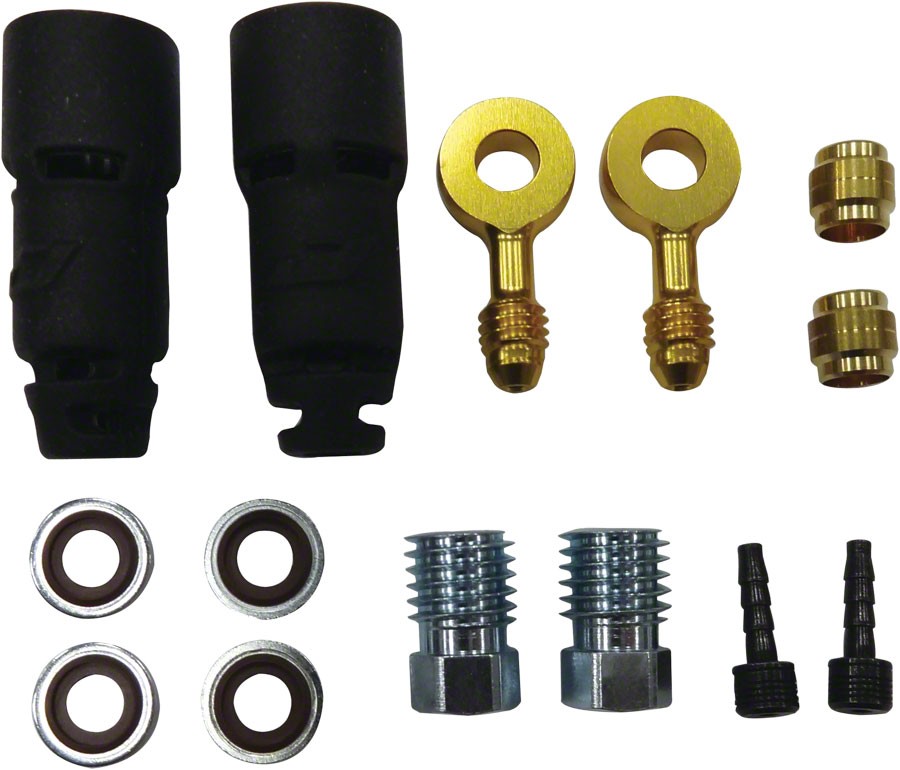 Pack of 2 Jagwire Pro Disc Brake Hydraulic Hose Quick-Fit Adaptor