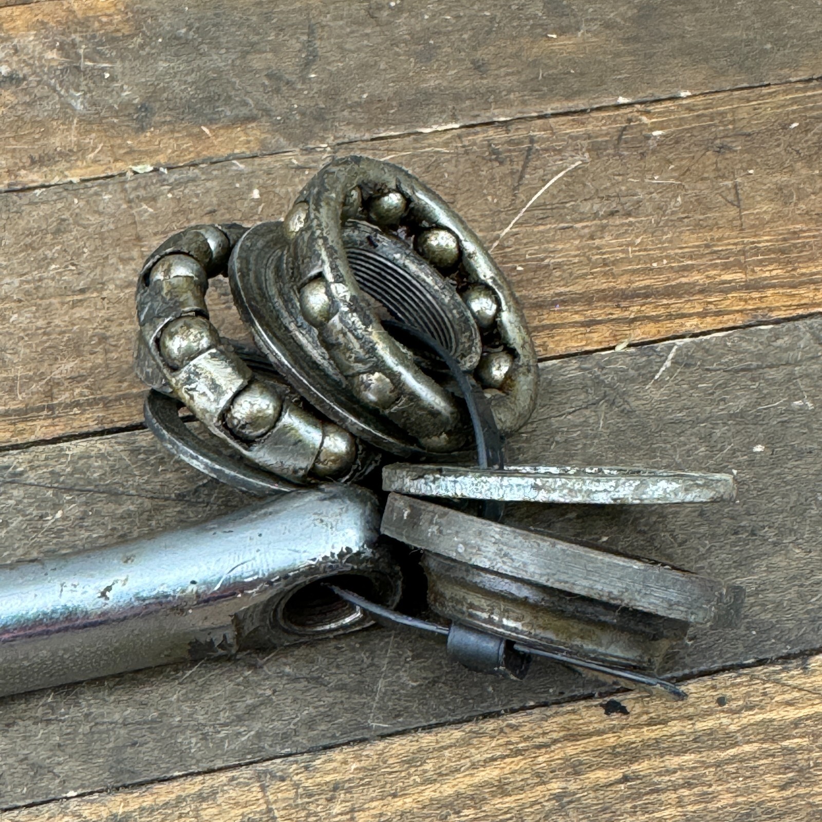 Vintage Schwinn Crank Set 62 Stamp 1pc OPC 165 mm 1/2 in Cranks SA16 Stingray
