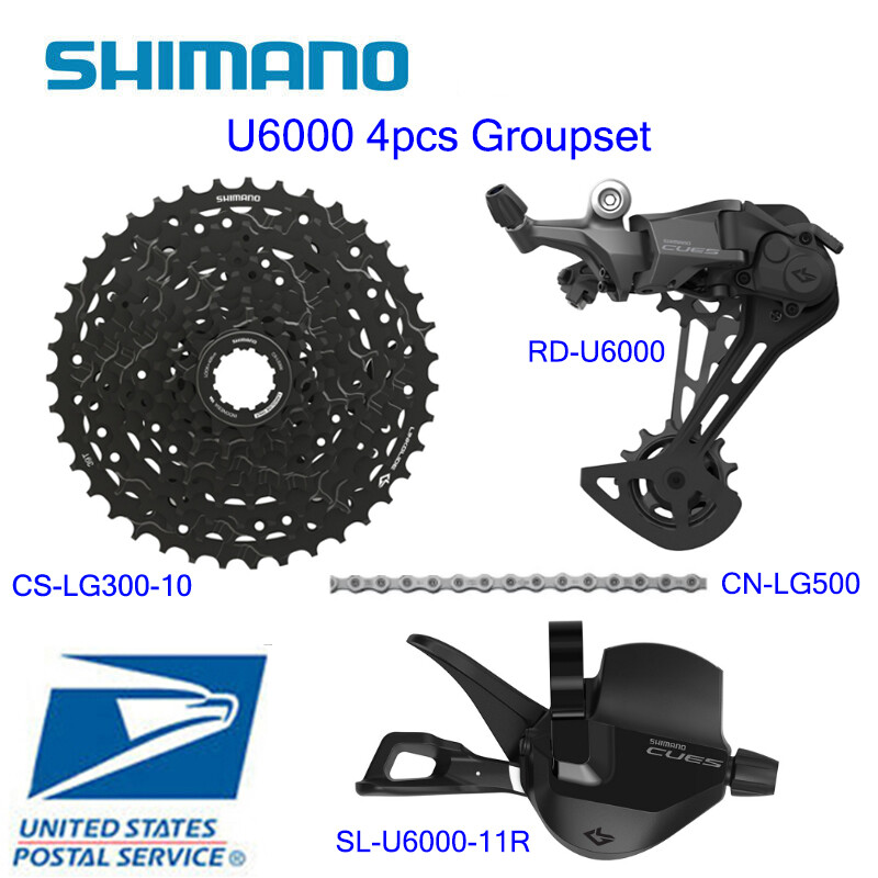 Shimano Cues U6000 10S Groupset 39T 43T 48T Cassette Shifter Derailleur Chain