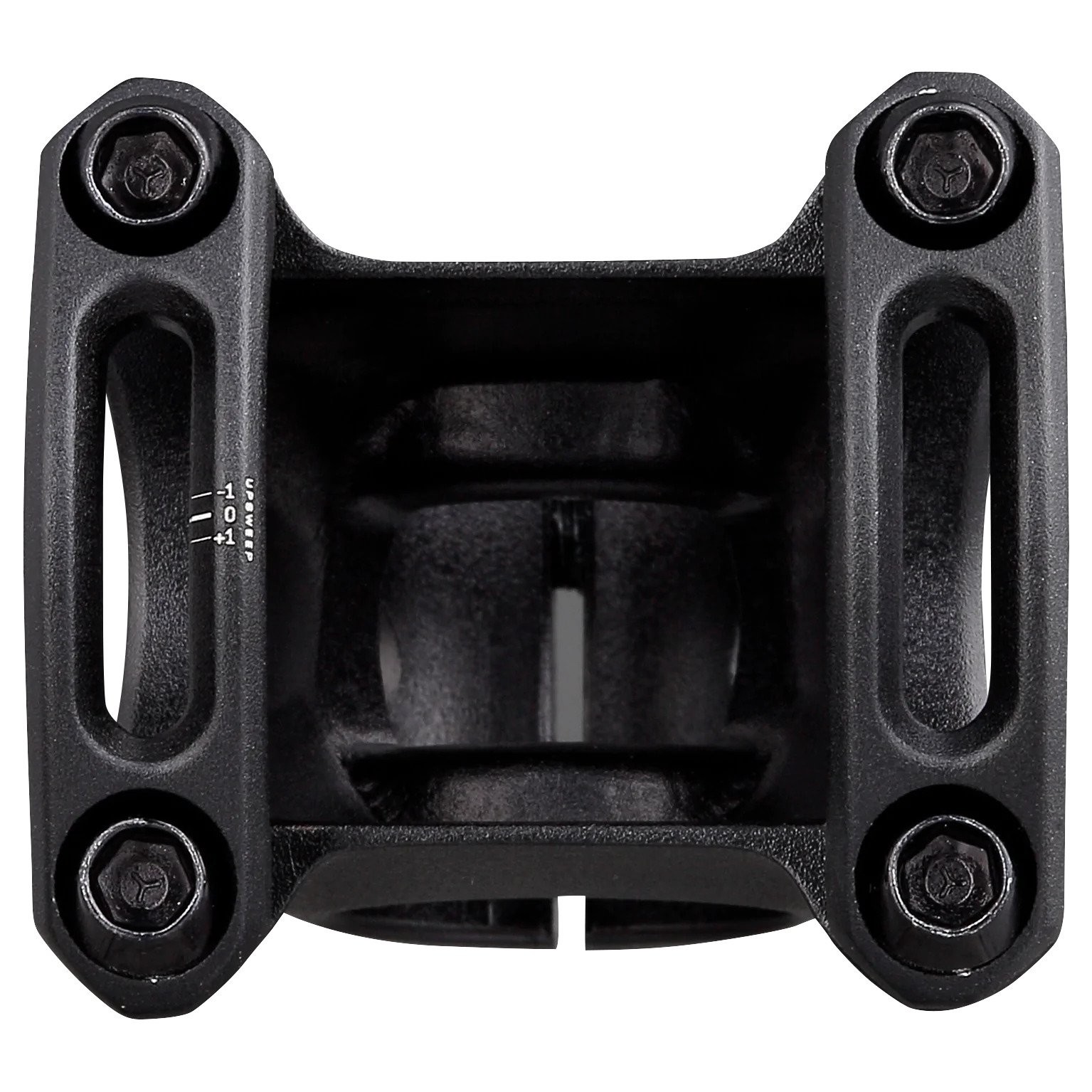 Spank Split Stem – 33mm 31.8 Bar Clamp +/-0 1 1/8″ Aluminum Black Enduro MTB