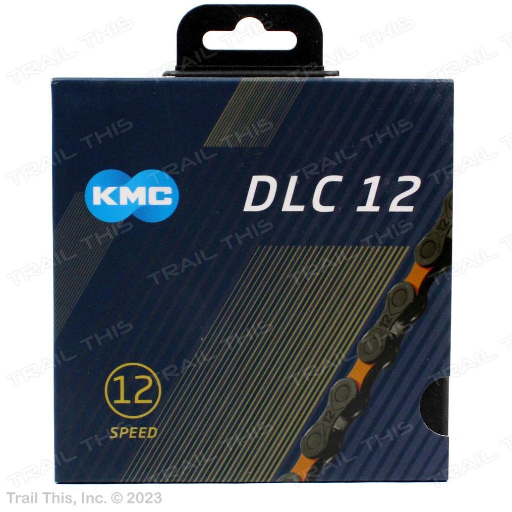 KMC DLC 12-Speed Orange & Black Bike Chain 126L X12 fits SRAM Shimano