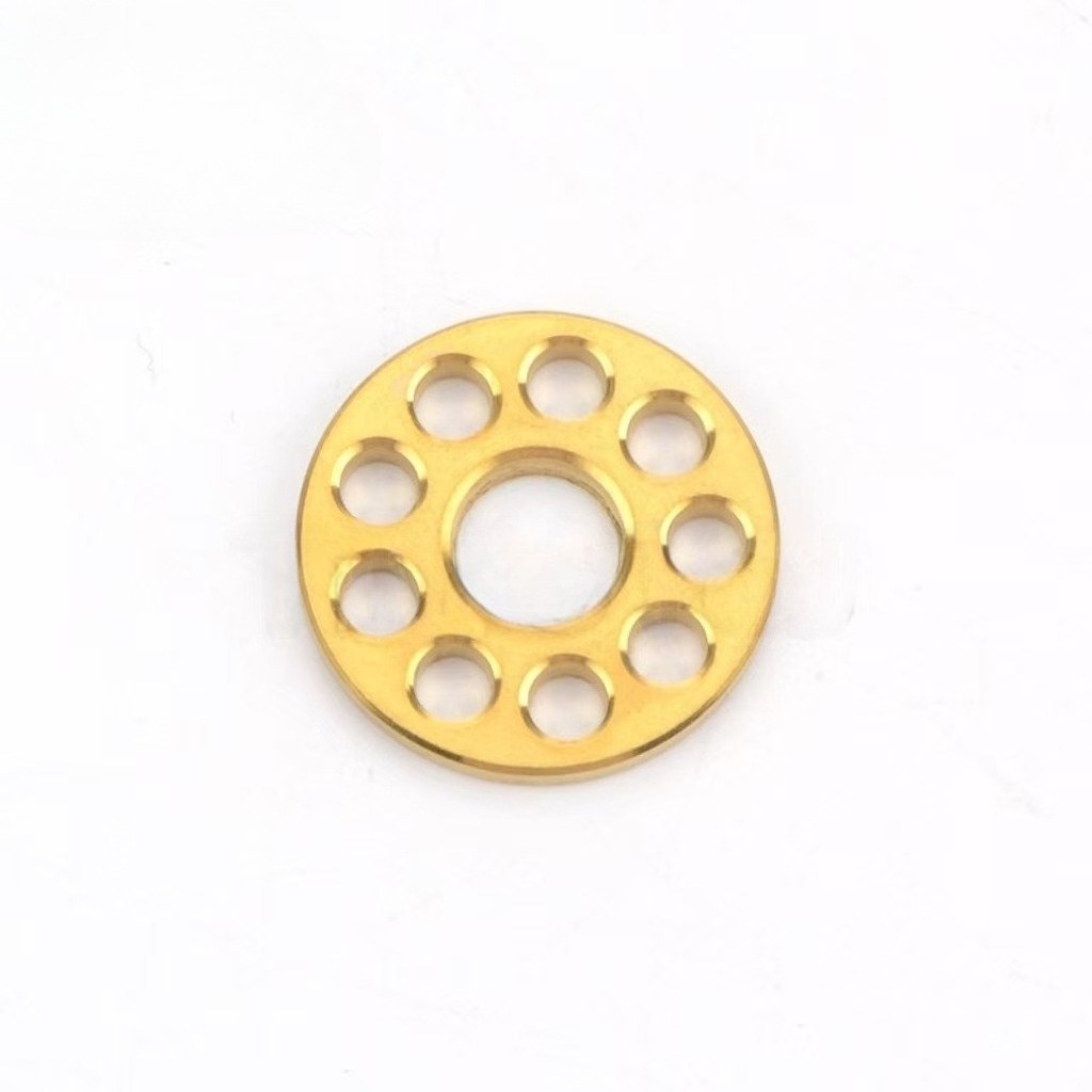 10pcs/lot Titanium Bolts Screws Washer M6M8 M10 Porous Drilled Spacer Ti Washers