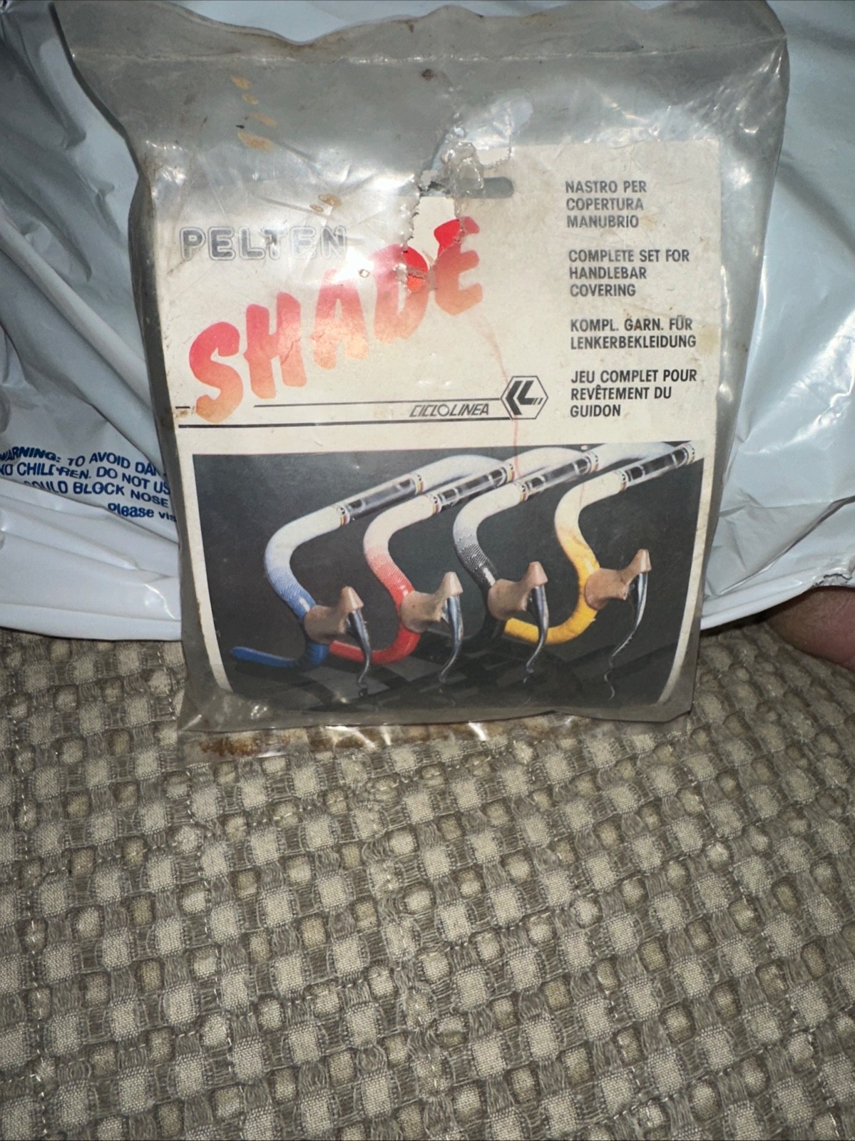 Ciclolinea Pelten Shade Handlebar Tape Foam White to Orange Fade ’80s NEW NOS