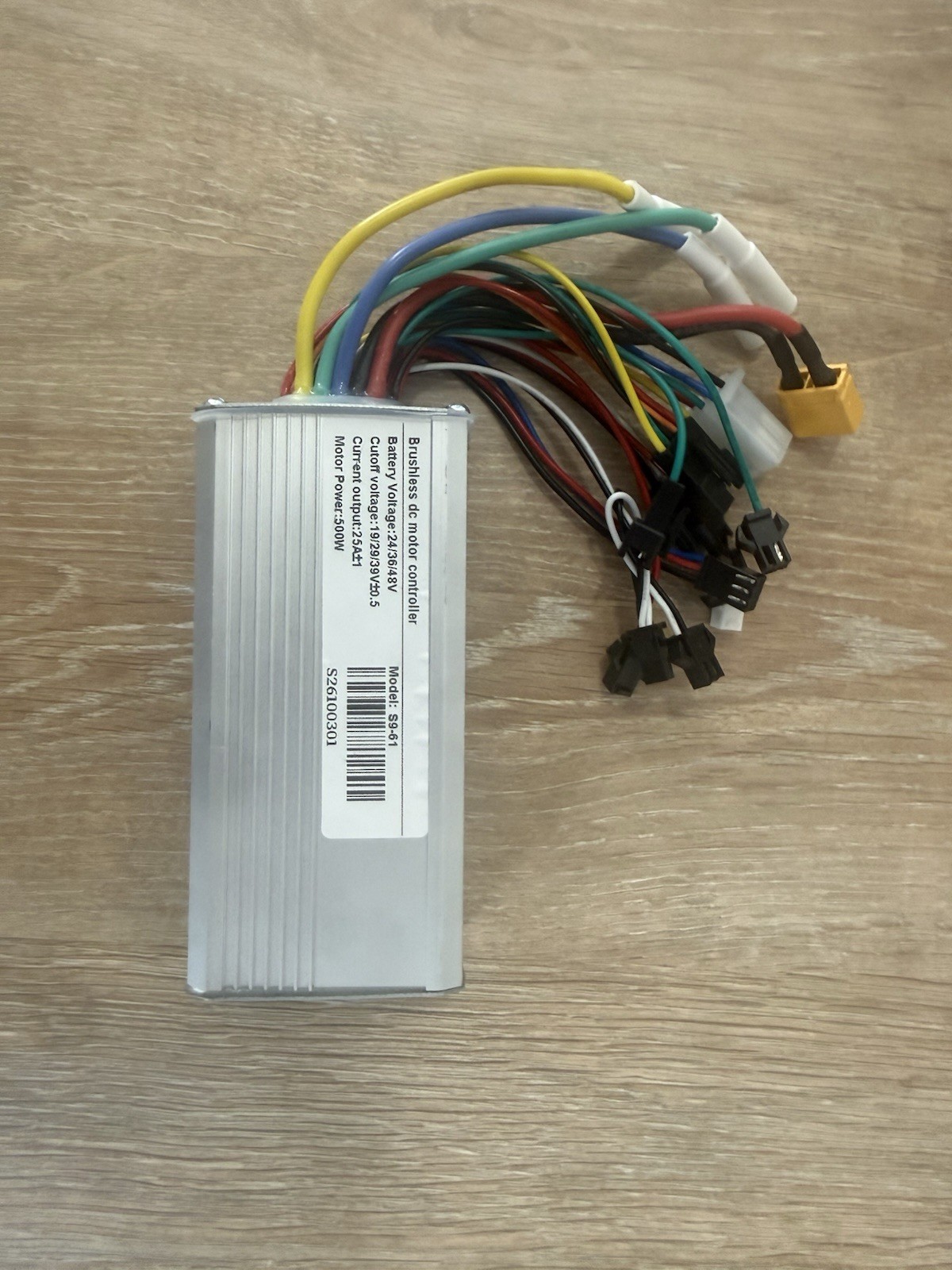 S9-61 Brushless DC Motor Controller 24V/36V/48V 500W 25A E-Bike Scooter – NEW