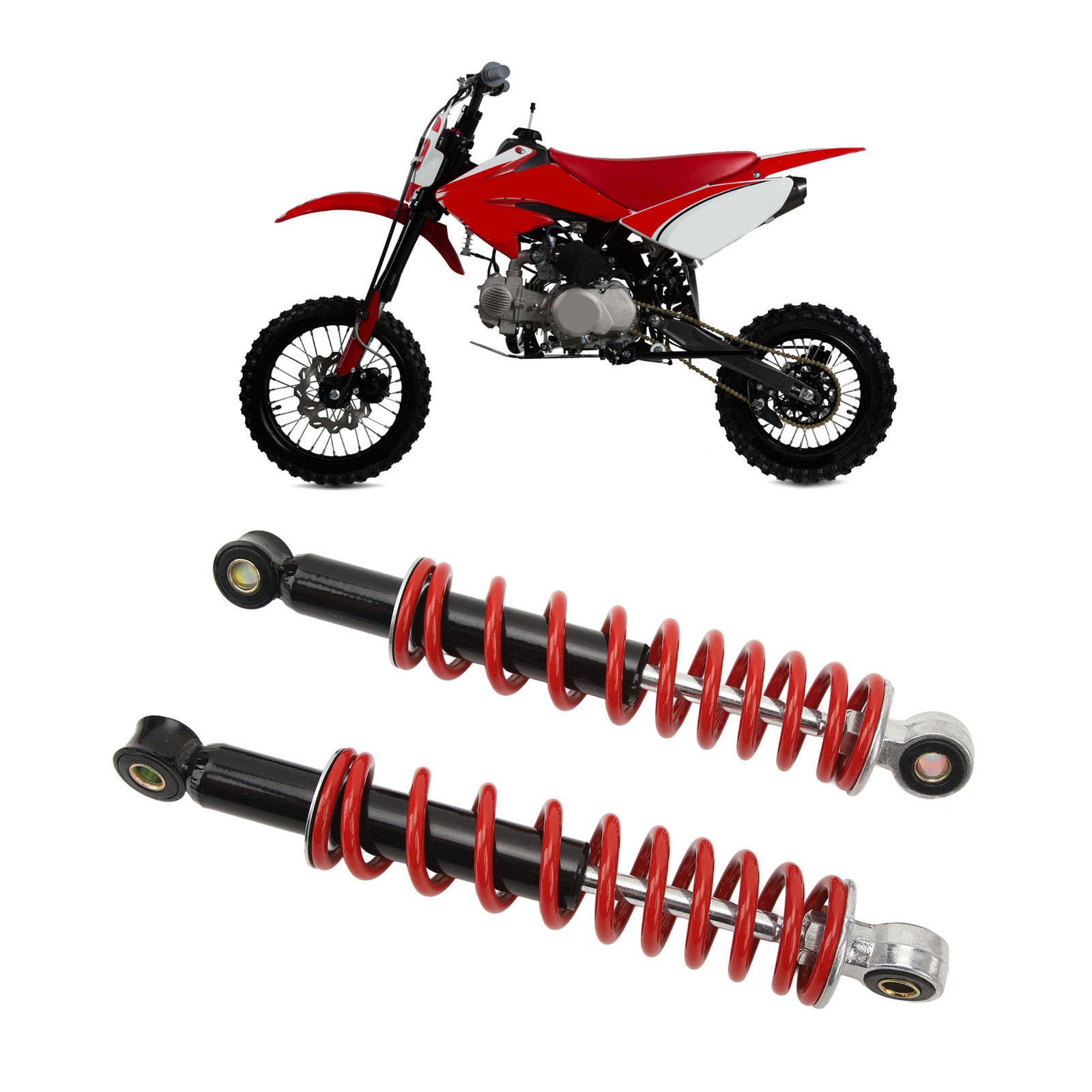 270mm Shocks Absorber Durable Steel Alloy Suspension For Dirt Bike ATV Moto NZIB