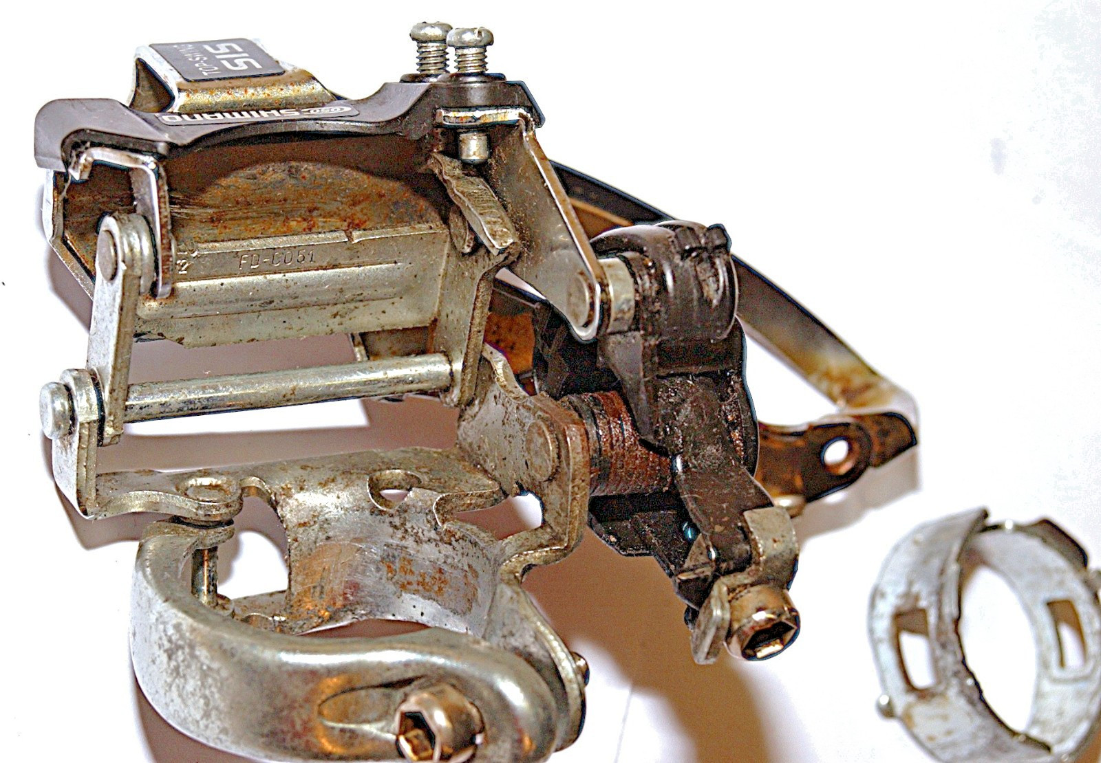 Shimano C050 FD-C051 Front Derailleur 34.9/31.8mm Touring MTB, 3×6/7-Spd for 48T