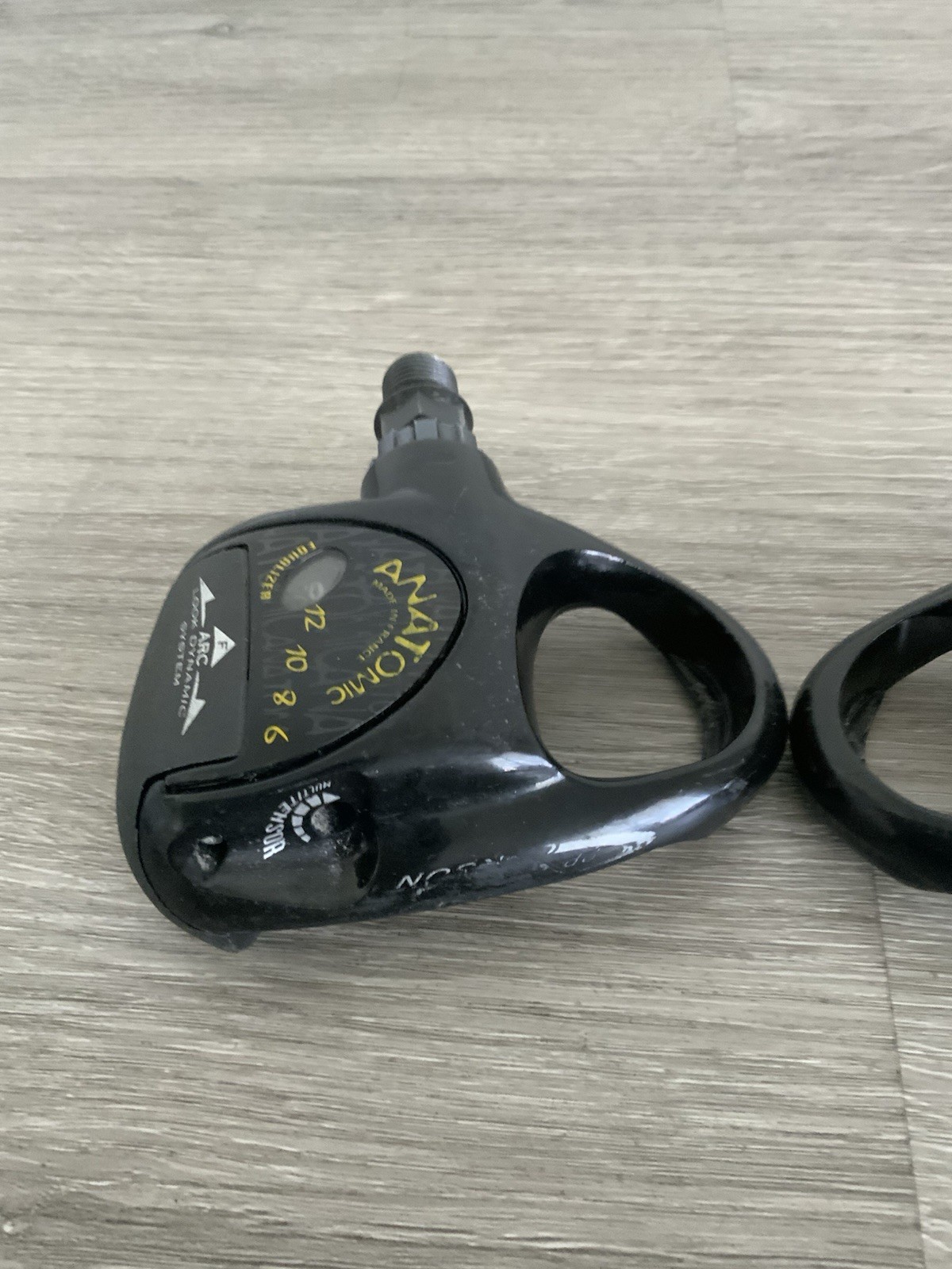 LOOK ANATOMIC 226 CARBON CLIPLESS PEDALS NO CLEATS BLACK 372 GRAMS
