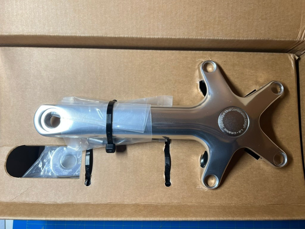 Dixna La・Crank Arm set 155mm, Silver