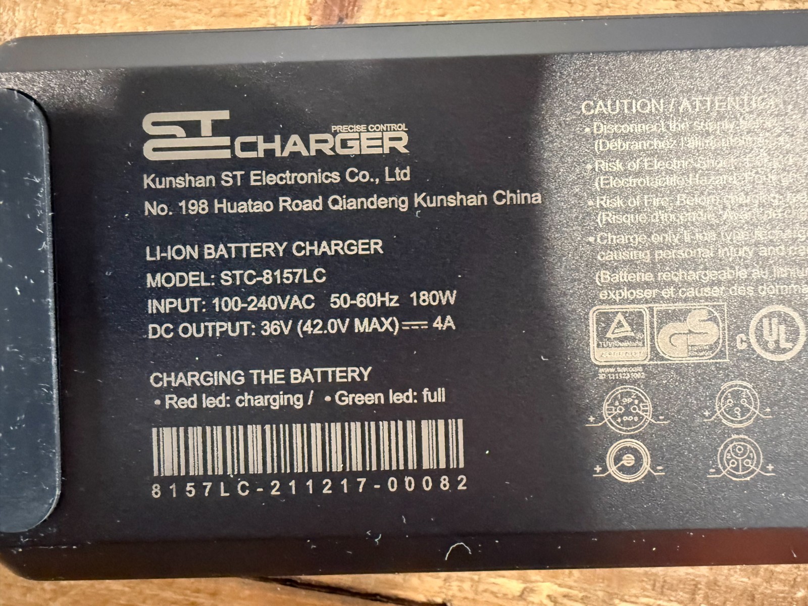 Ebike Battery Fast Charger 36v-4A Output Pedego Brand