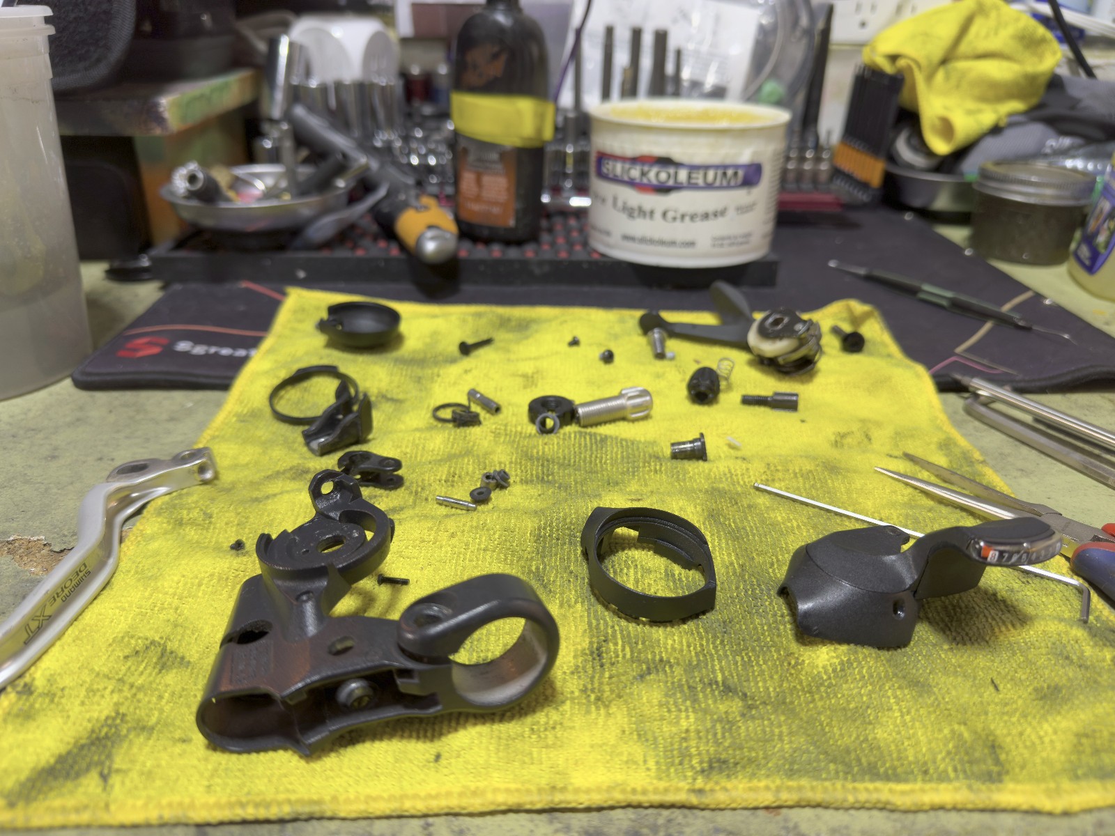 Vintage Shimano Deore XT 3×8 speed mini groupset