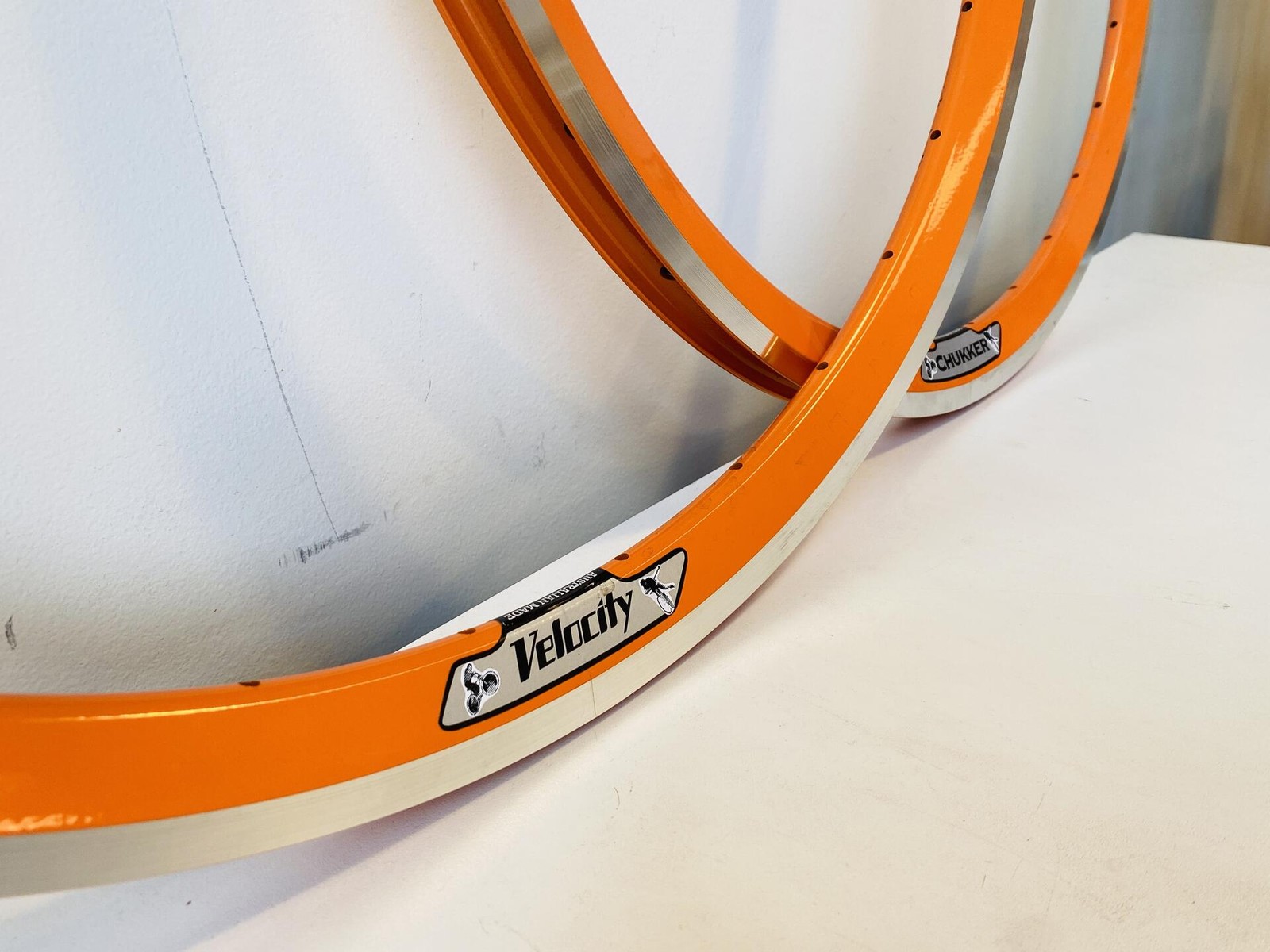 Velocity Chukker 700c Rim Set 32h Orange MSW – Made in Australia
