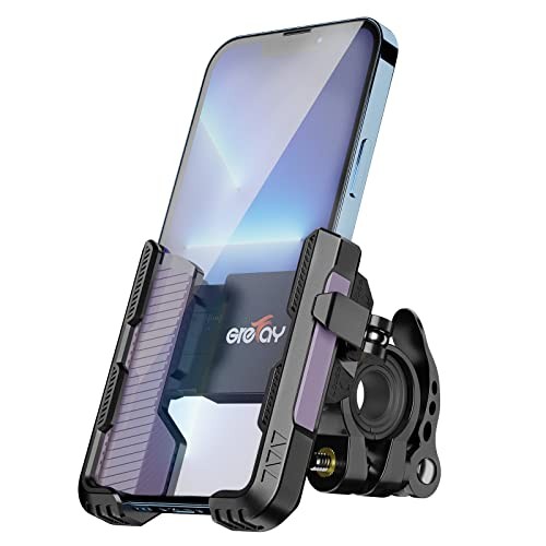 Bike Phone Mount【1S Quick Release】 Motorcycle Phone Mount Two Purple