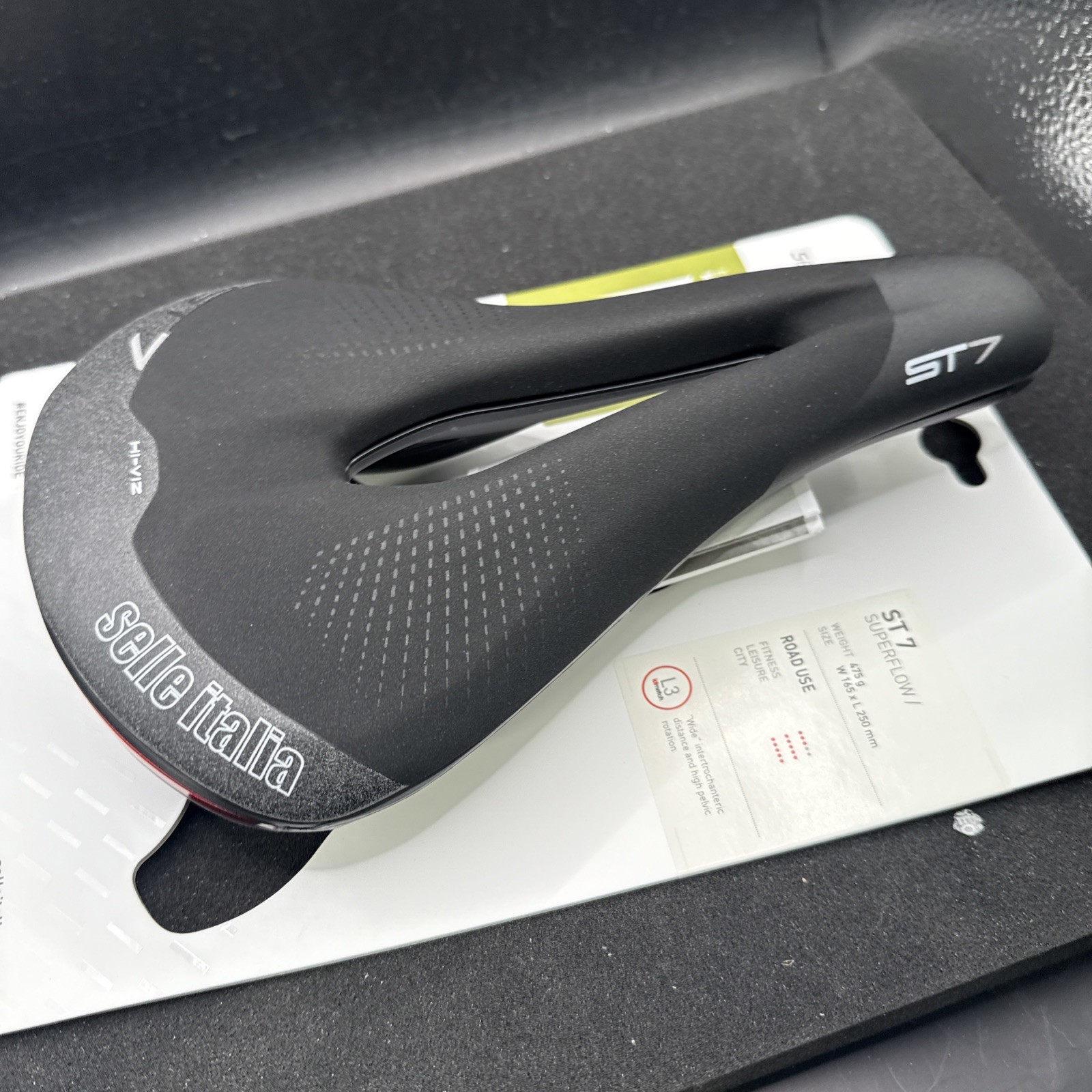 Selle Italia St7 Superflow Vision No Light Cycling Saddle Seat L3 165mm 9419-63