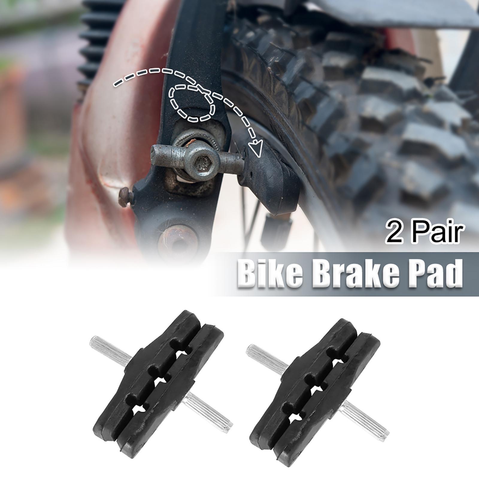 2 Pair Cantilever Bike Brake Pads Threadless Post Mountain Bike MTB 70mm