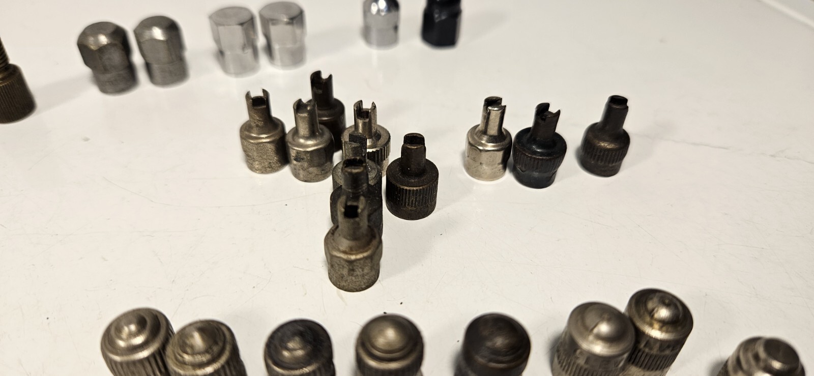 Bicycle Tube Valve Caps Plastic & Metal Miscellaneous
