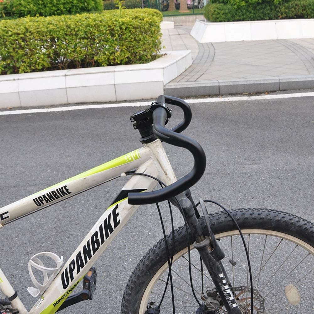 Bike Handlebar Drop Bar Bent Handlebar Aluminum Alloy 25.4mm 31.8mm For Fixed…