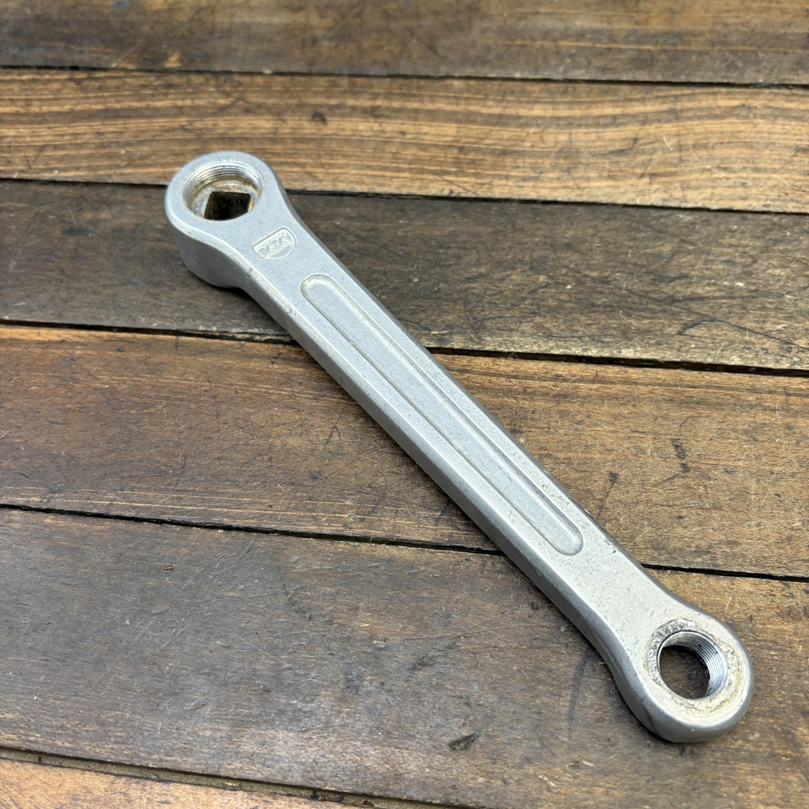 Vintage Sugino Maxy 171mm Left Crank Arm Forged Silver Square Drive Bike