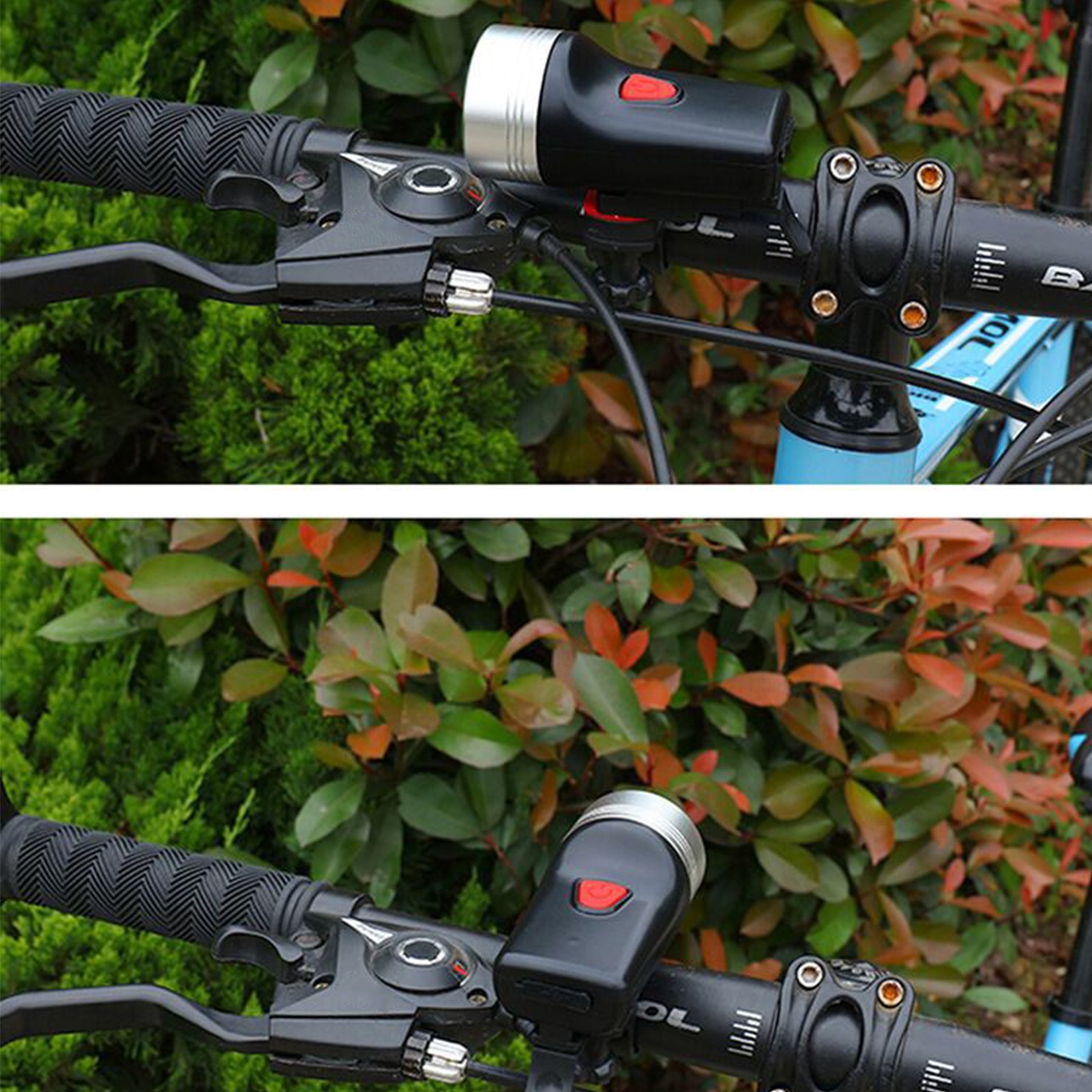 Rechargeable LED Bike Light Set Waterproof Bright for Adventure Sports
