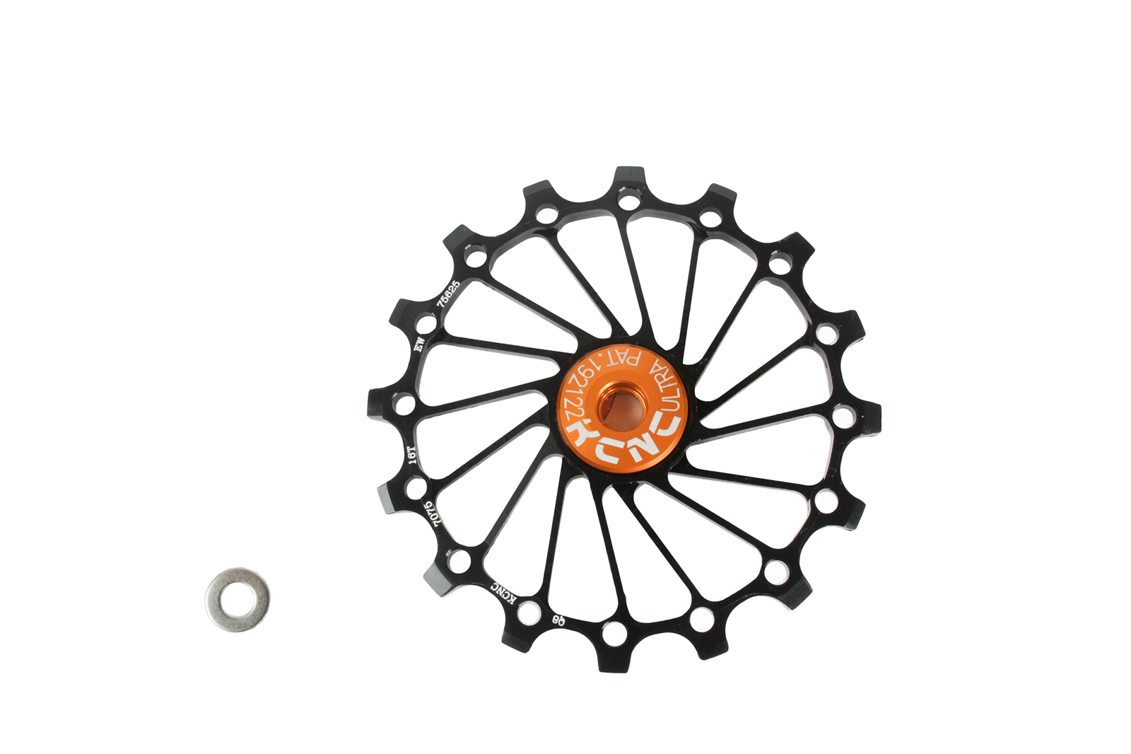 KCNC Road MTB Bike Derailleur Oversized Pulley Sealed Bearing 16T Black