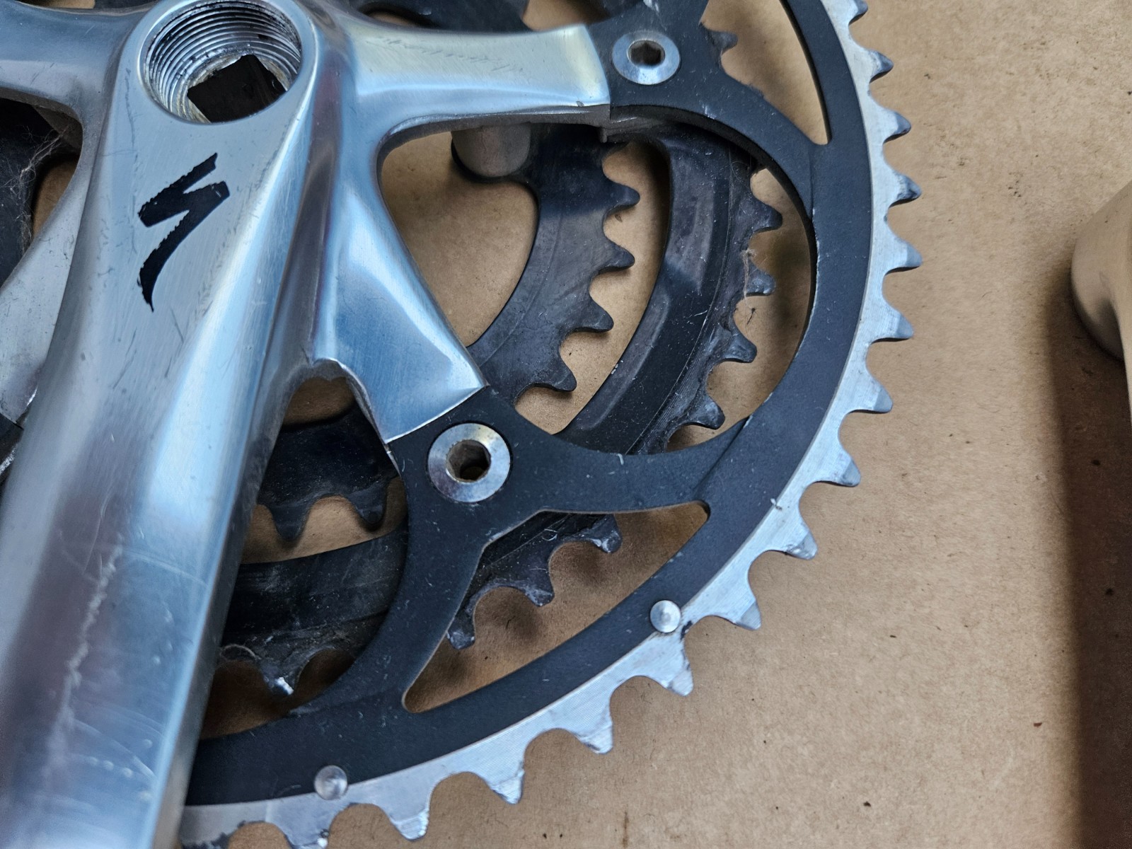 Specialized Triple Road Touring Crankset 170mm 52/42/30 S Crown Square Taper