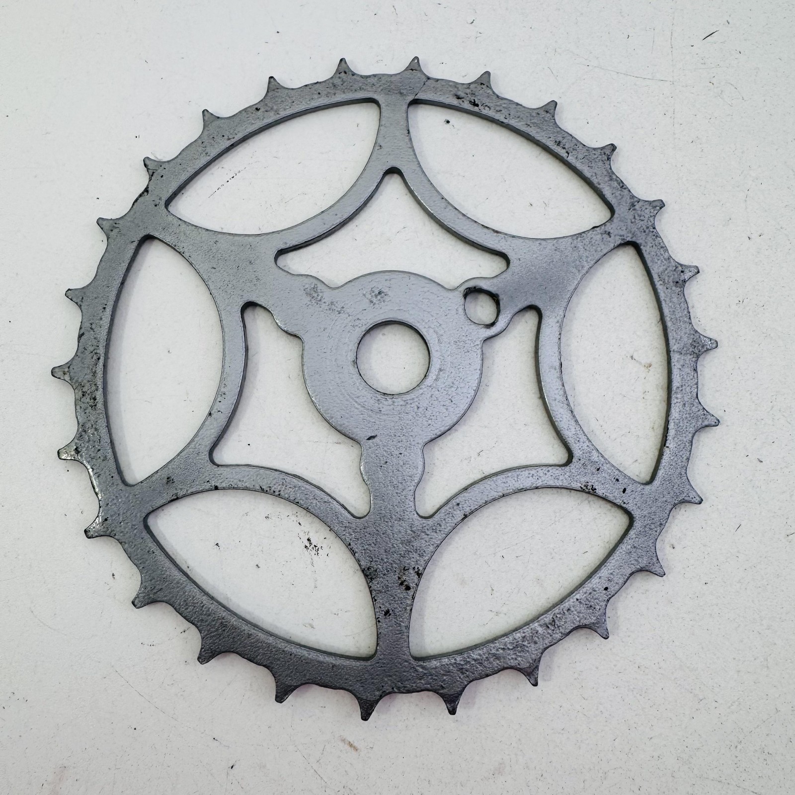 Vintage Skip Tooth Sprocket Chainring 50s Cruiser Balloon Tire Steel 26t Bike A1