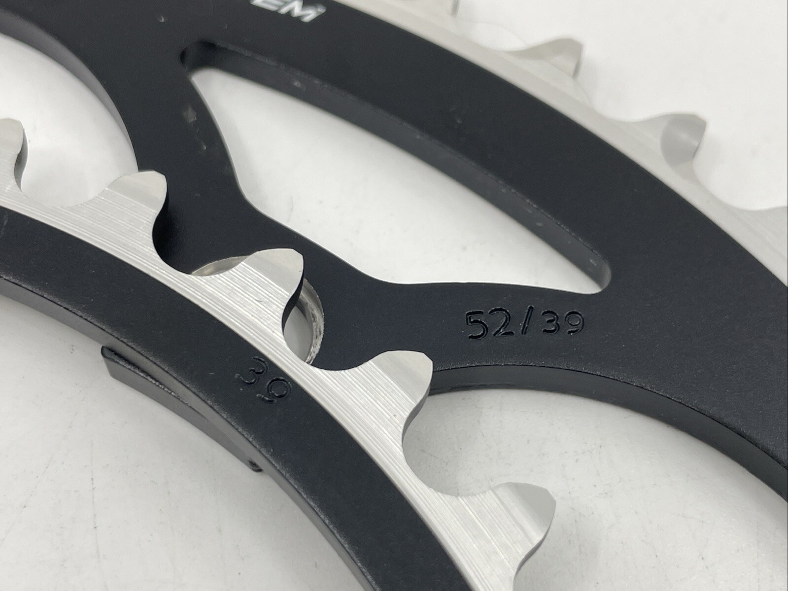 Campagnolo 10-Speed MPS 5-arm 135mm BCD 52/39-tooth Chainring Set 2 Chain Rings