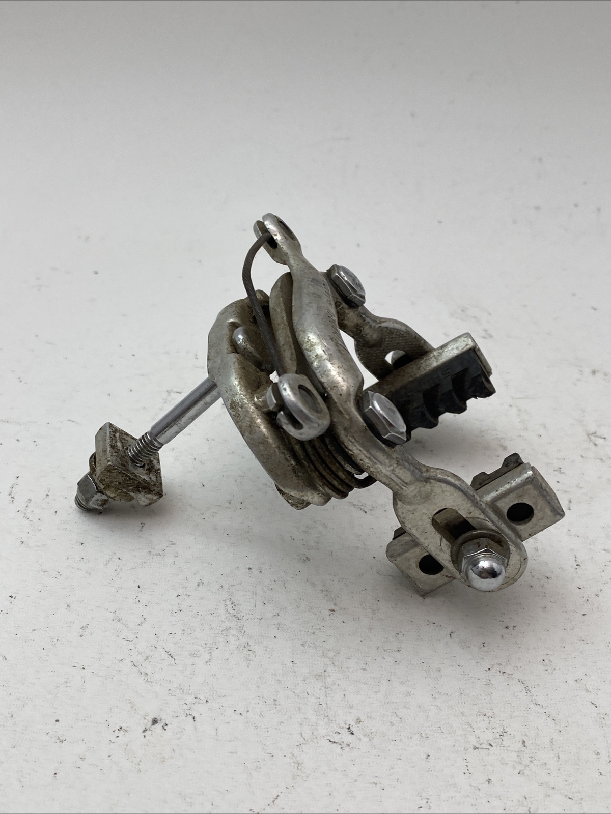 Vintage Shimano Tourney Center Pull Brake Caliper Nutted Silver Race Front A04