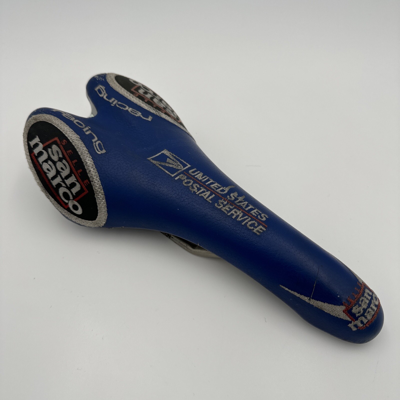 Selle San Marco USPS Postal Racing 7x7mm Alloy Rails Saddle TREK TEAM USED