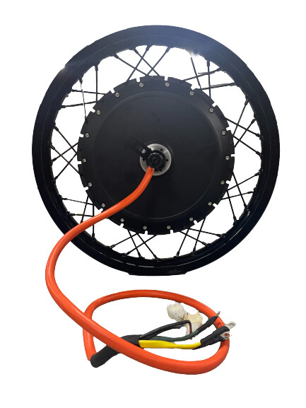 QS V3 273 40H Motorcycle rim 17» 18″ 19″ 21*1.85in 72v 8000W Ebike Motor Wheel