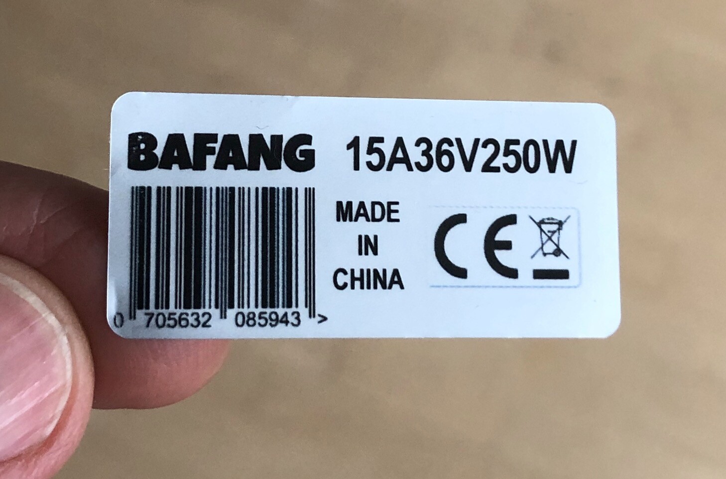2x motor sticker decal BAFANG 250w 48V 36V BBS02B BBS01 Ebike legal silver